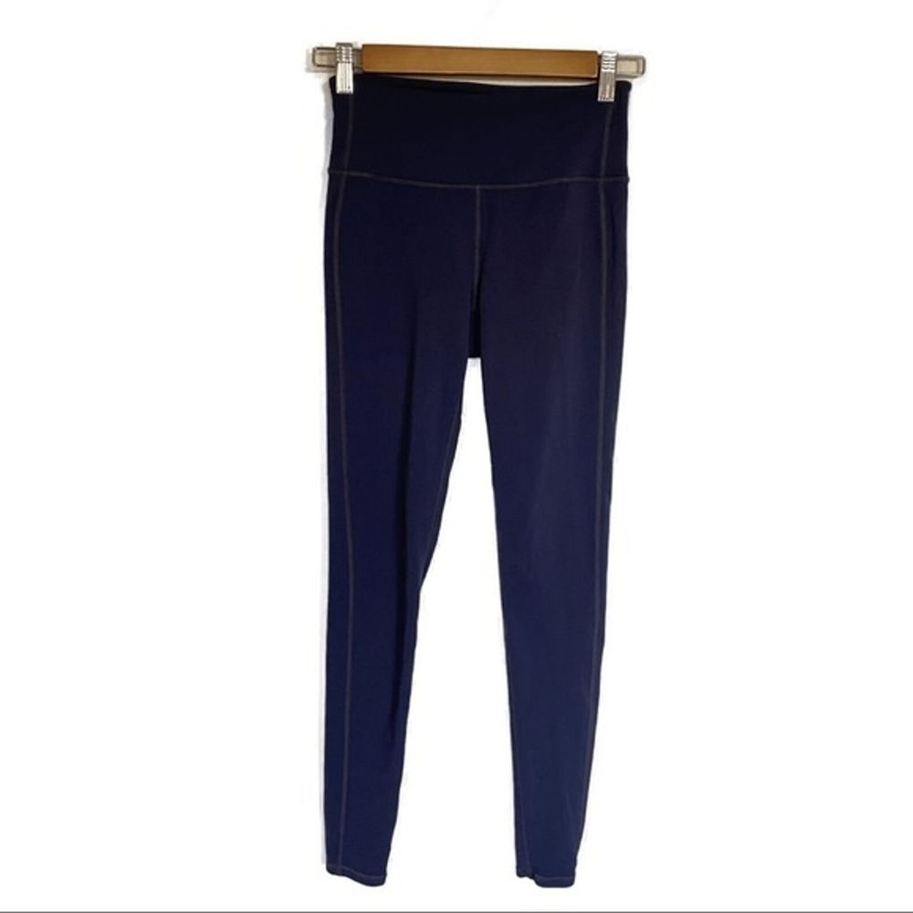 Athleta Leggings Women XSmall Blue Ultra High Rise Elation 7/8 Athleisure Yoga